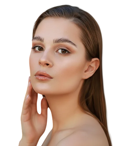 Frau mit harmonischem Gesichtsprofil – Rhinoplastik Leistungen und Nasenkorrektur